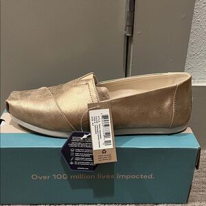 TOMS Gold Women's Loafers